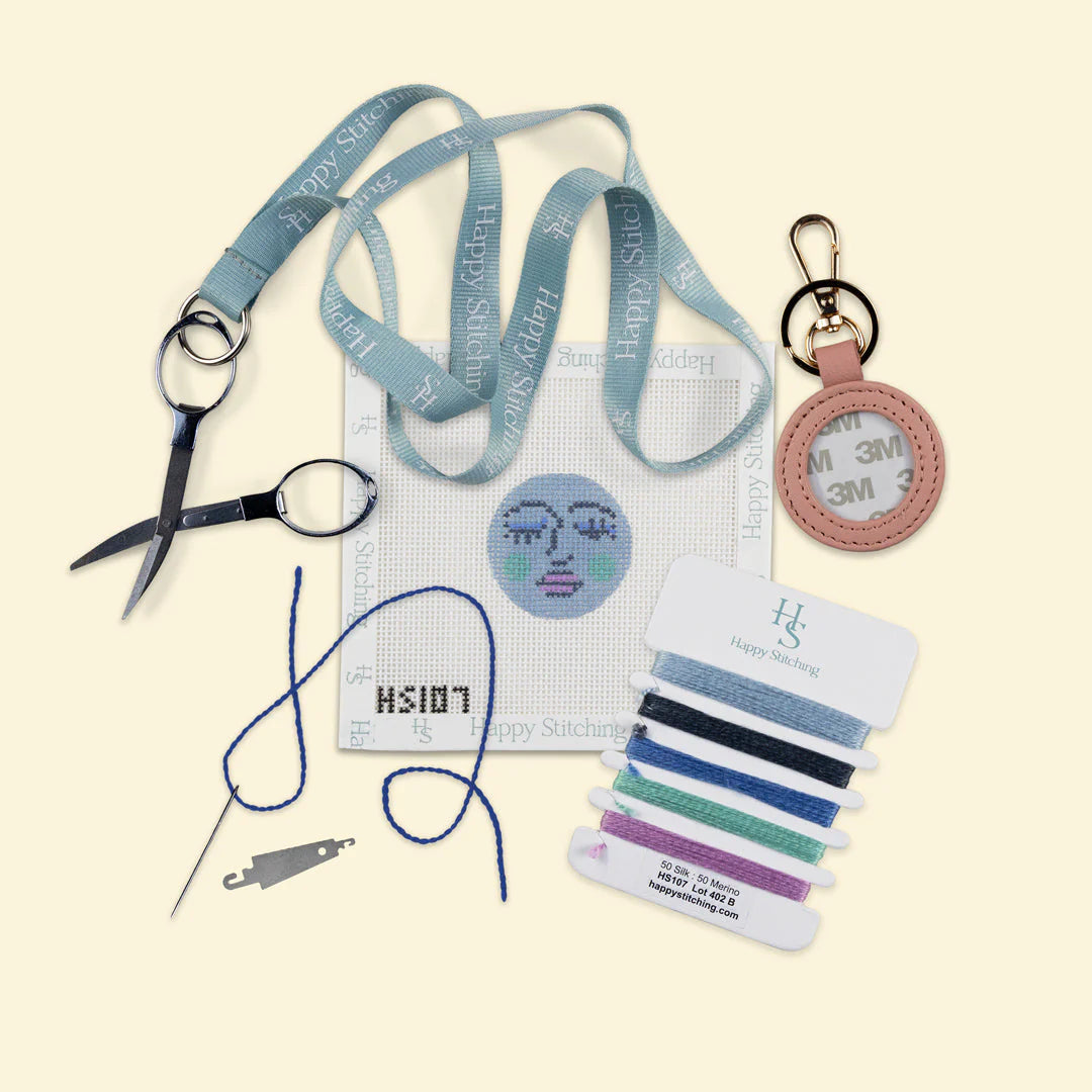 Moon Face Kit- Happy Stitching