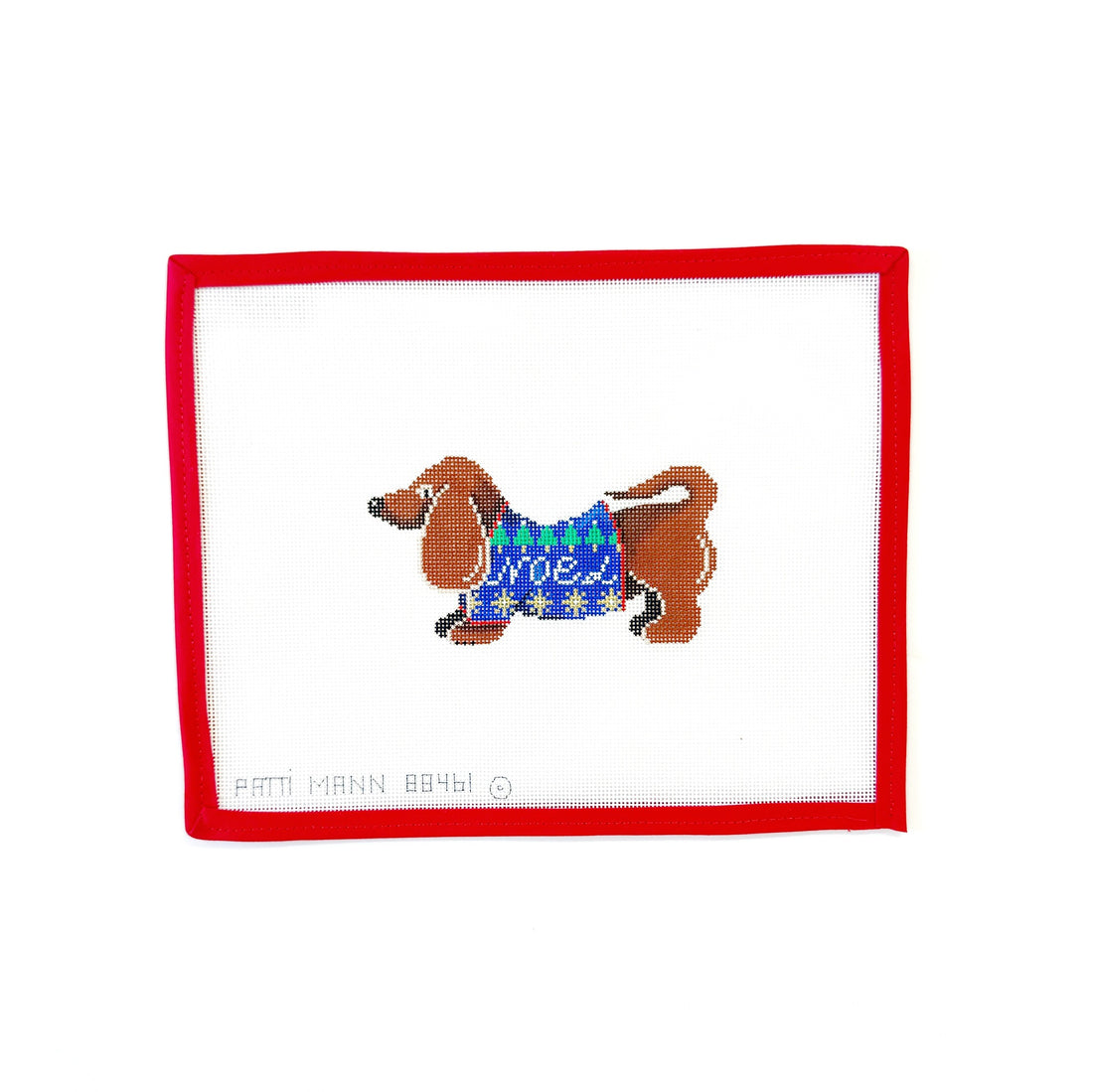 Noel DachshundPatti MannCanvasThe Red Thread Atelier