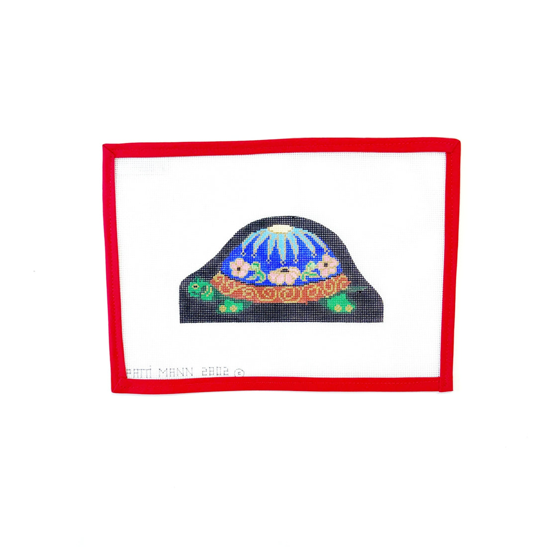 Turtle CloisonnéPatti MannCanvasThe Red Thread Atelier