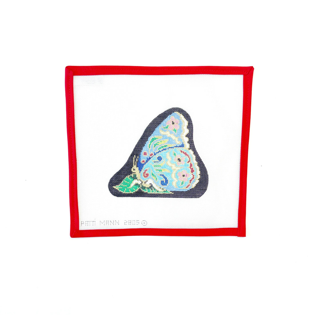 Butterfly CloisonnéPatti MannCanvasThe Red Thread Atelier