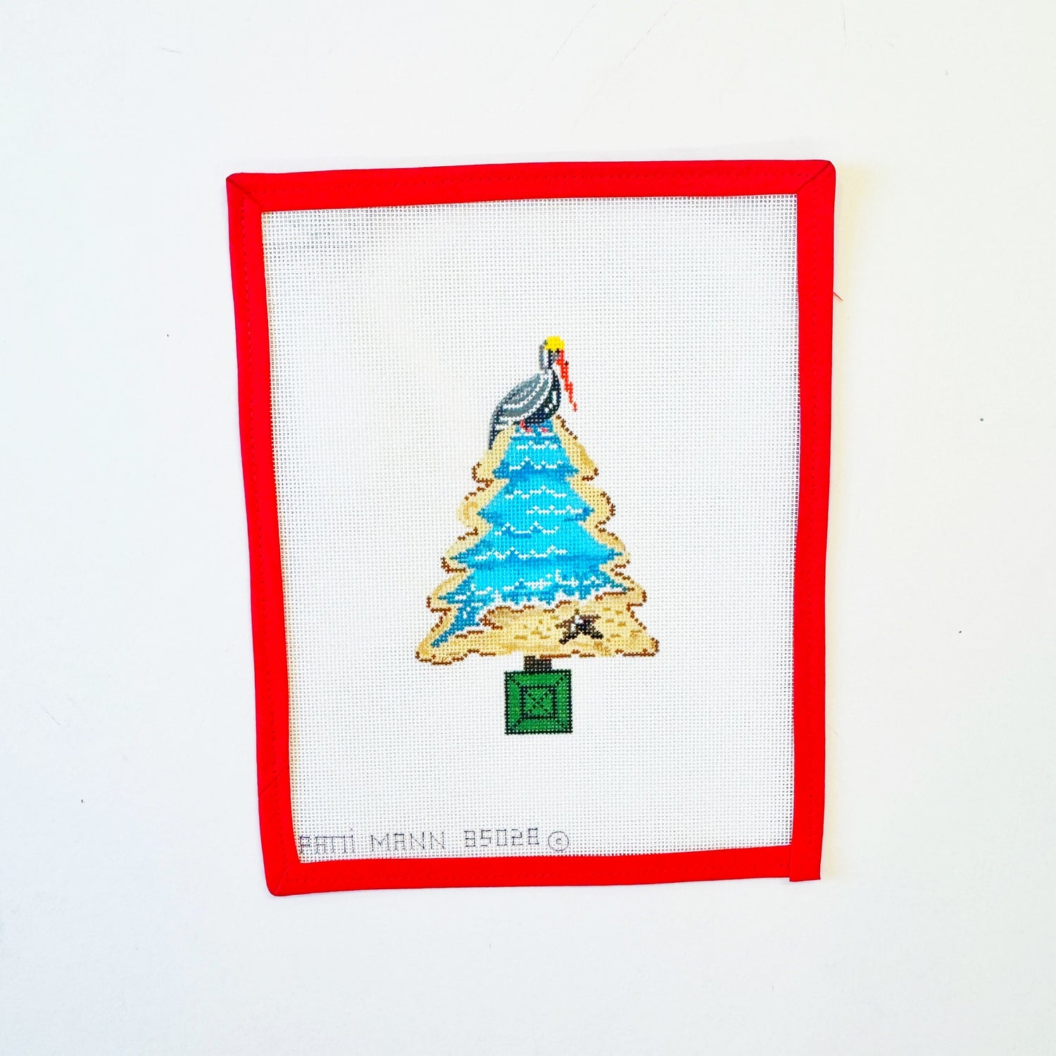 Beach Topiary Tree with Pelican