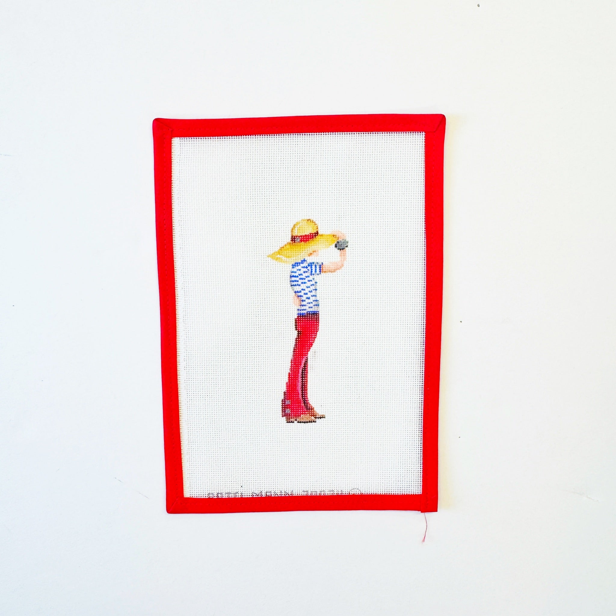 Girl with Oversized Hat