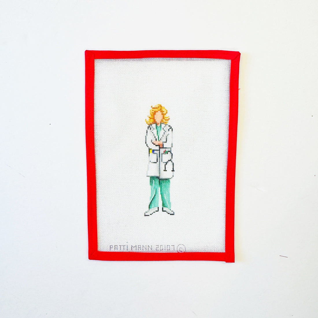 Blonde Doctor/NursePatti MannCanvasThe Red Thread Atelier