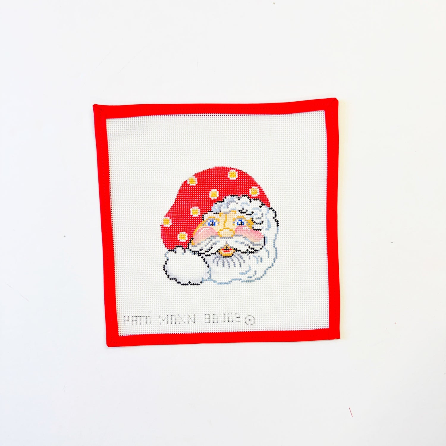 Santa with Polka Dot Hat