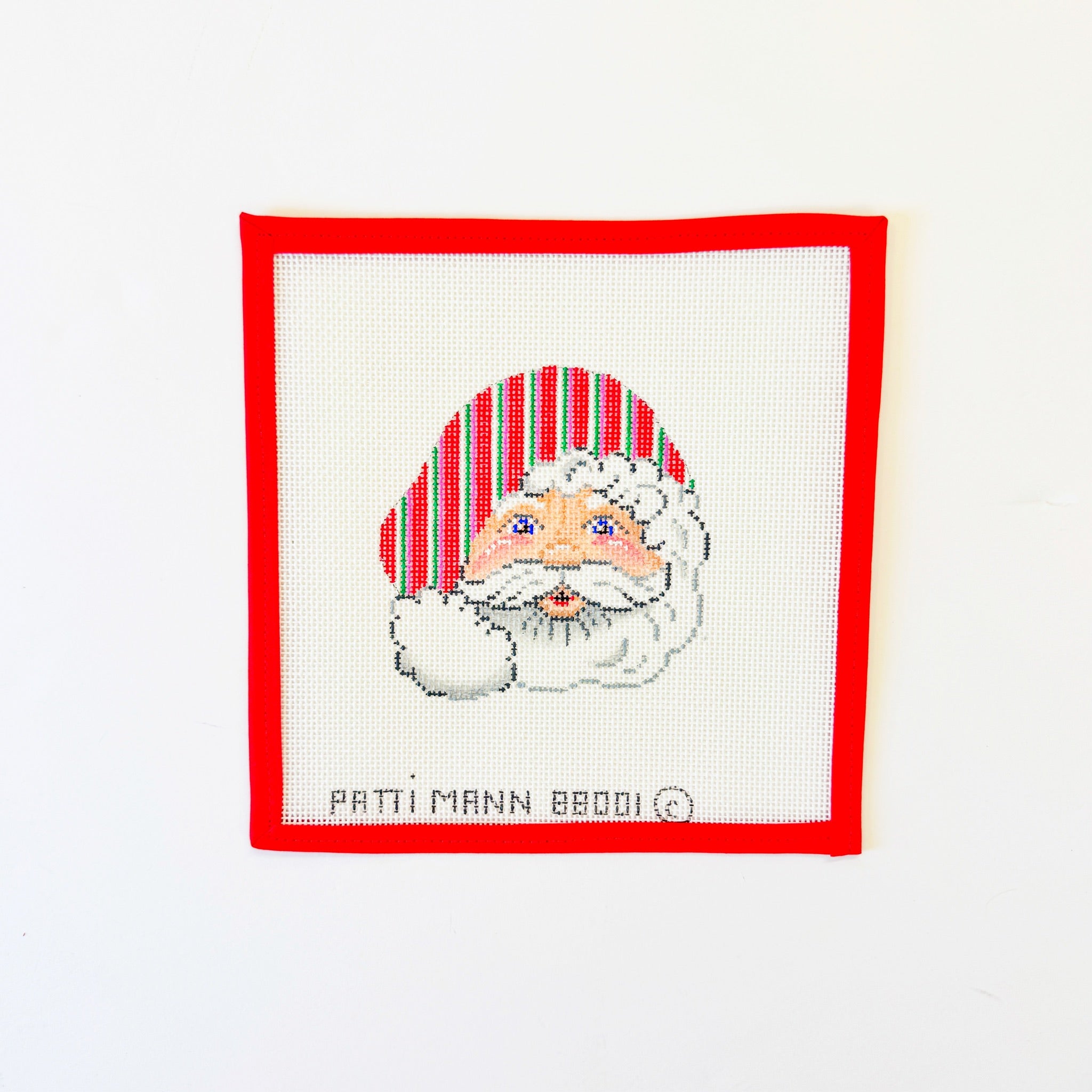 Santa with Striped Hat