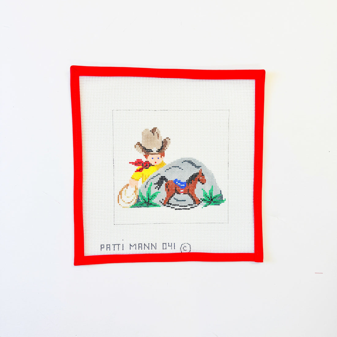 Little CowboyPatti MannCanvasThe Red Thread Atelier