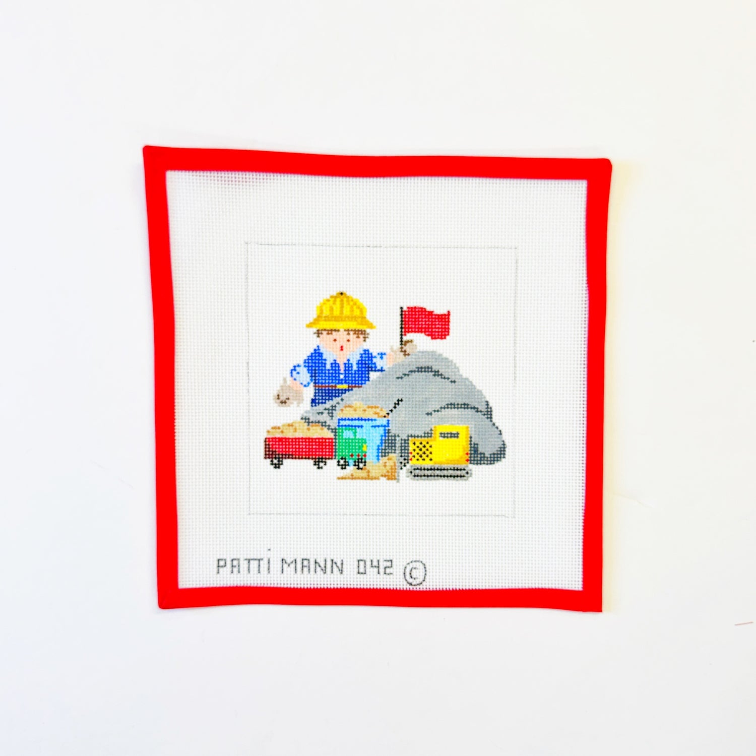 Boy with Construction Toys