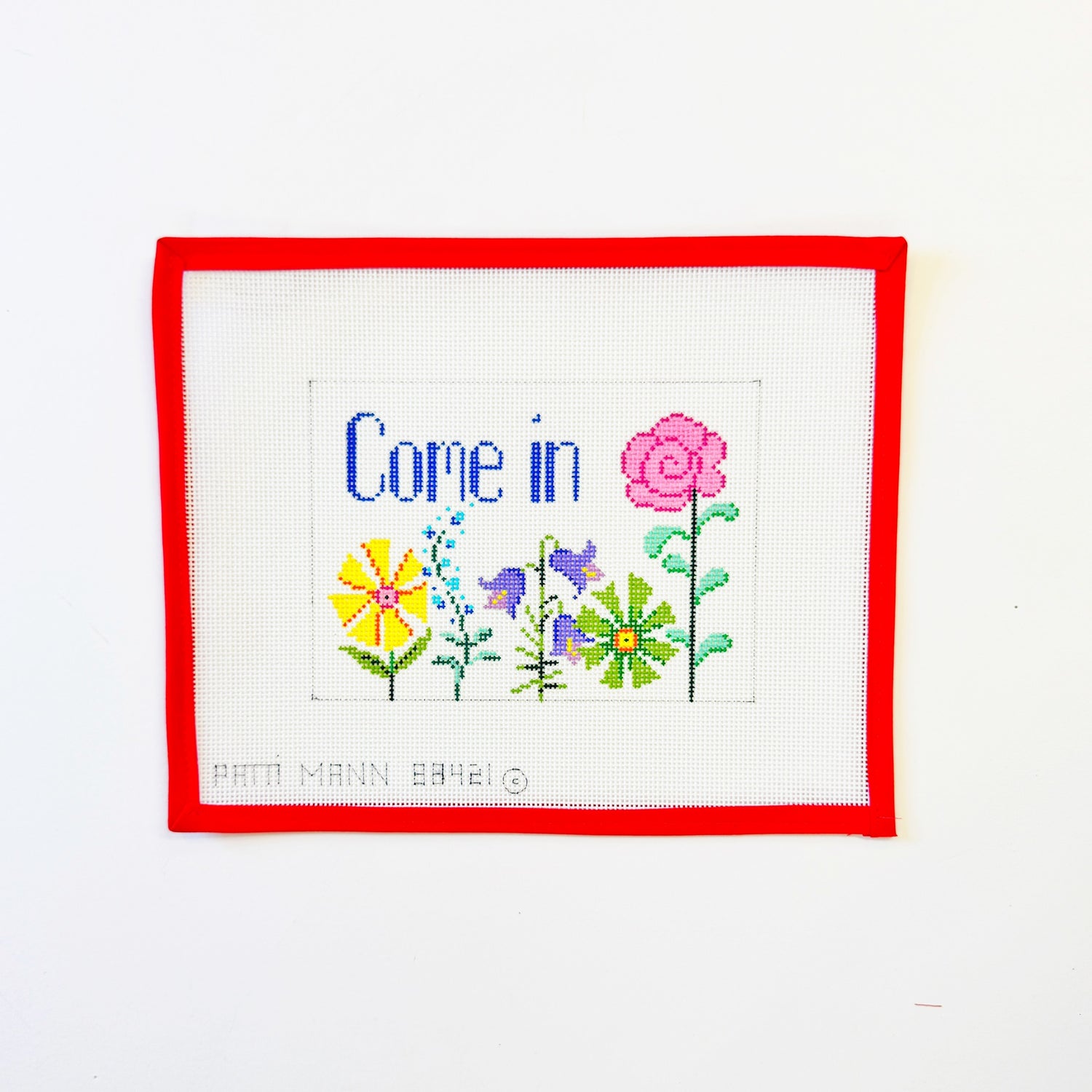 Floral Come In Sign