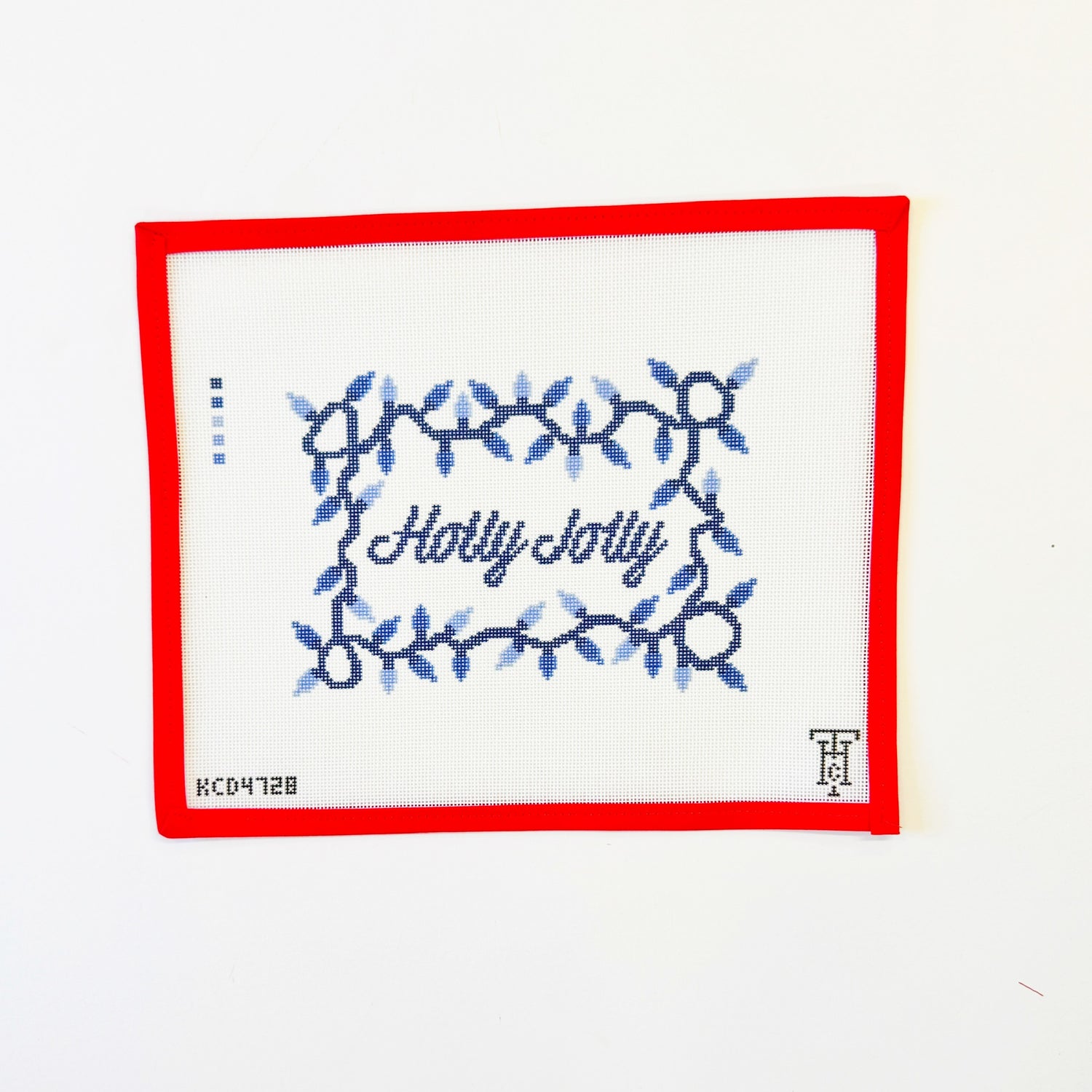 Holly Jolly Sign - Blue