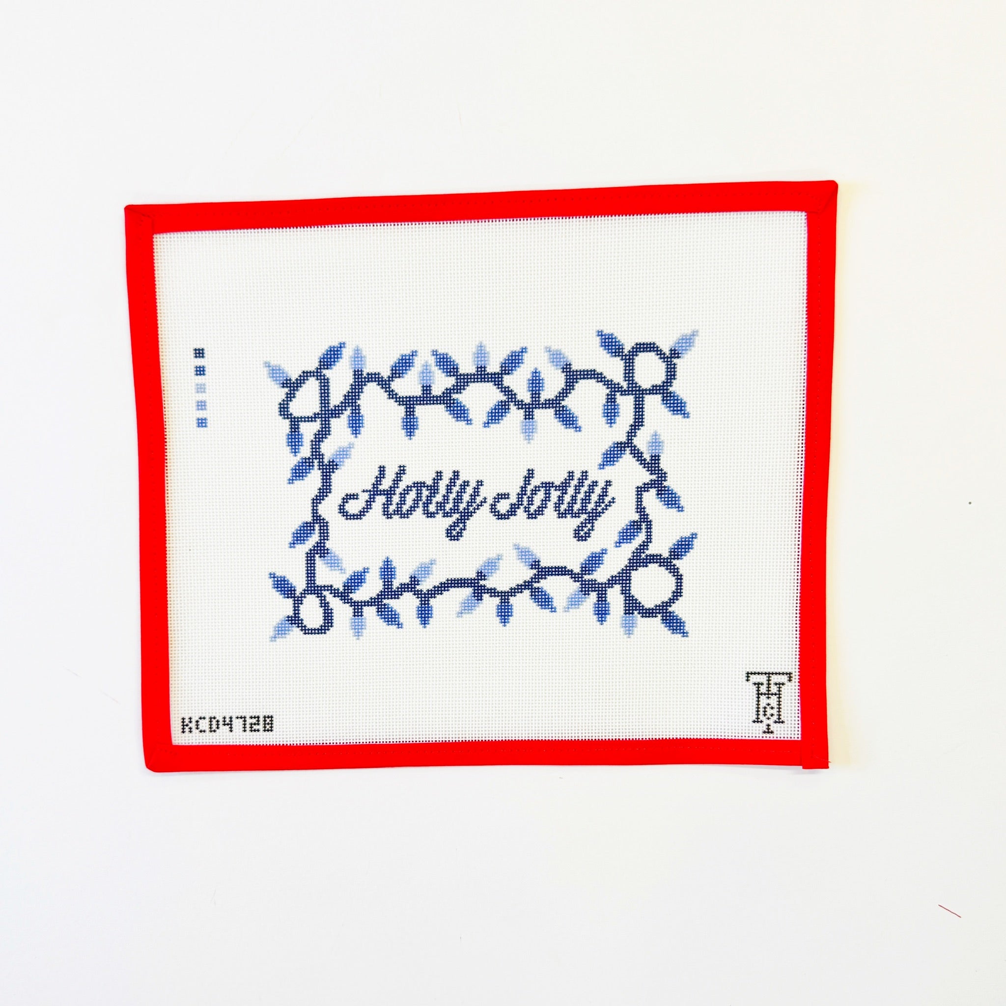 Holly Jolly Sign - Blue