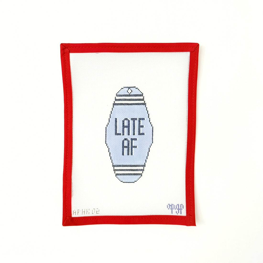 Late AF Hotel KeyA Poore Girl PaintsCanvasThe Red Thread Atelier