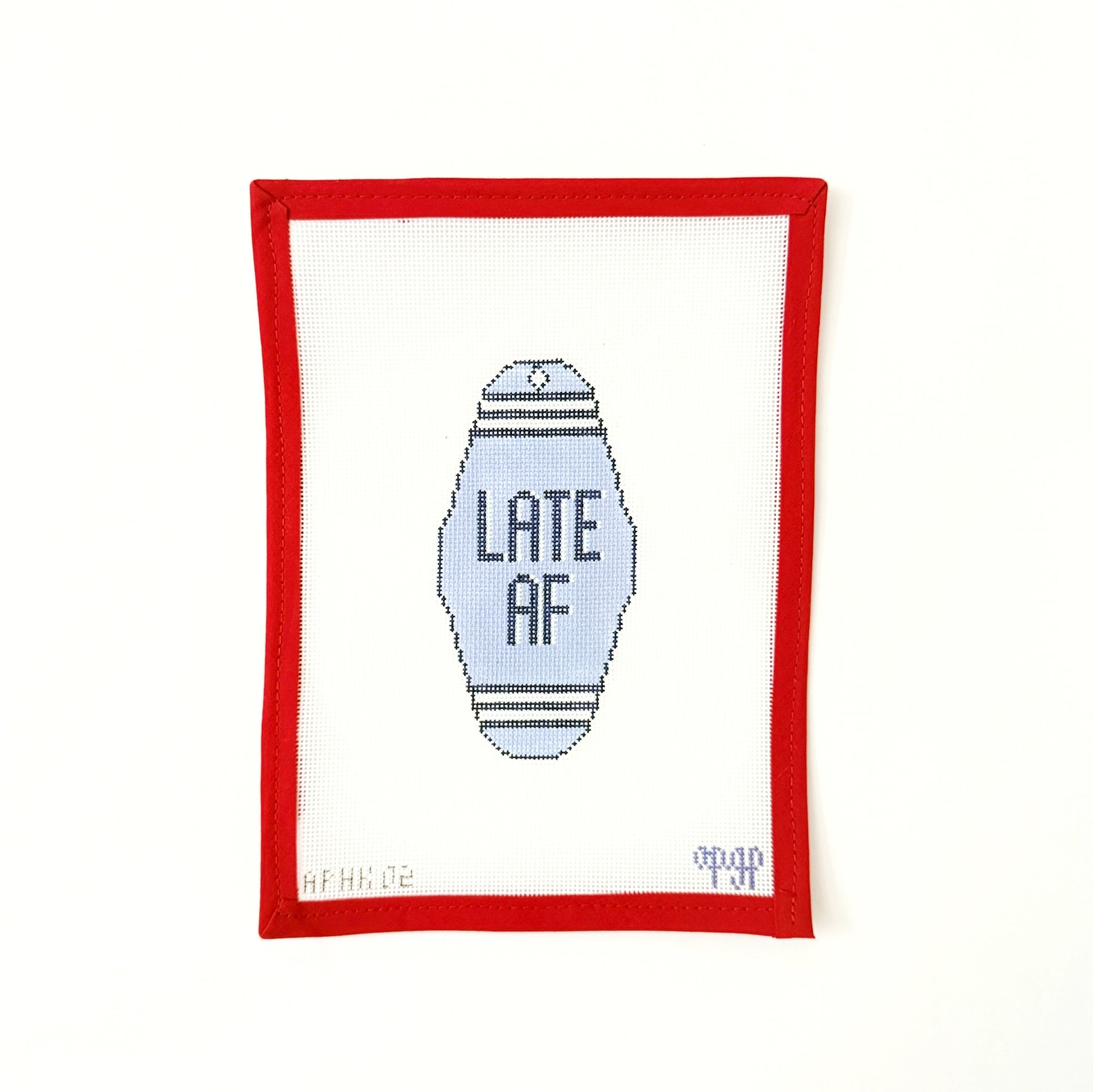 Late AF Hotel KeyA Poore Girl PaintsCanvasThe Red Thread Atelier