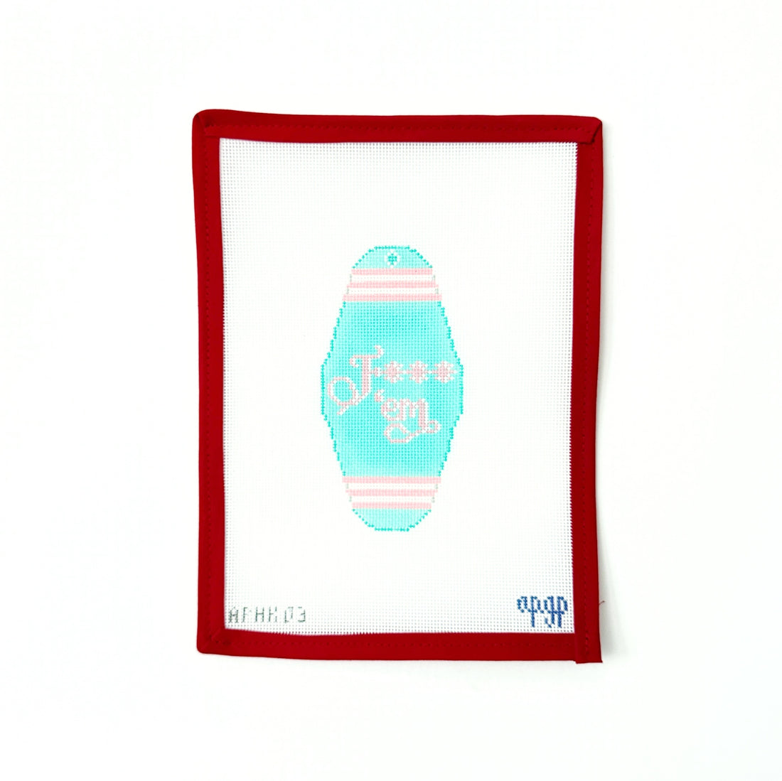 F Them Key FobA Poore Girl PaintsCanvasThe Red Thread Atelier