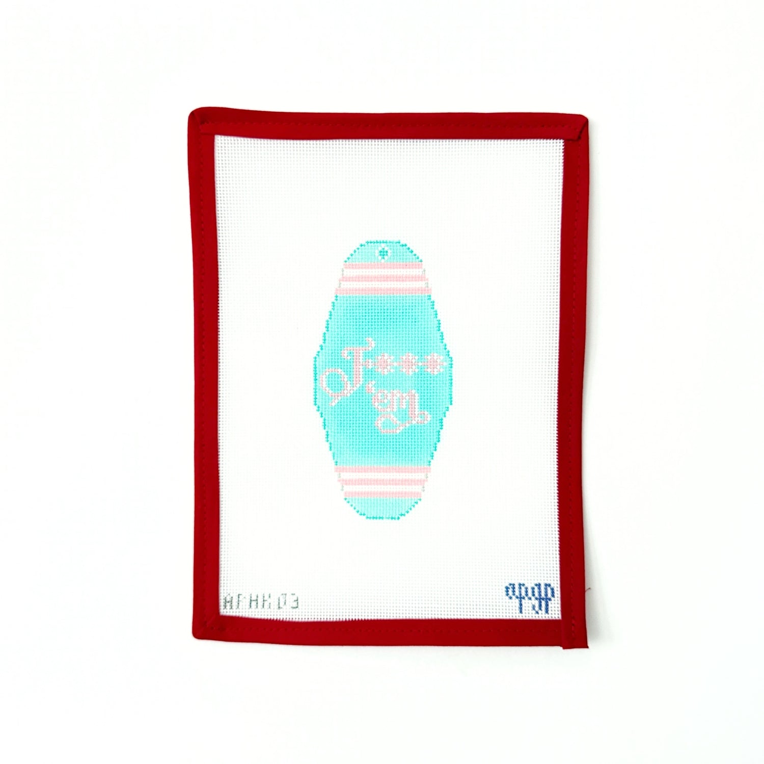 F Them Key FobA Poore Girl PaintsCanvasThe Red Thread Atelier