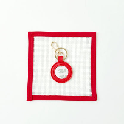 Leather Key FobsPlanet Earth FiberThe Red Thread Atelier
