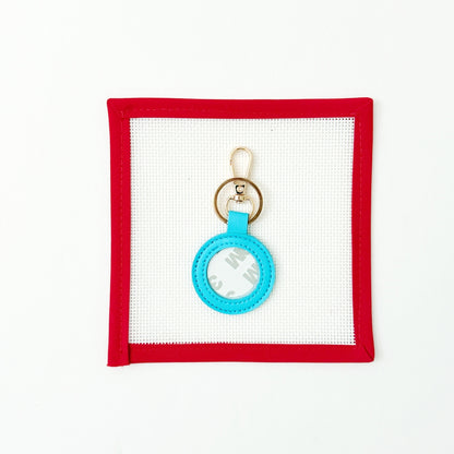 Leather Key FobsPlanet Earth FiberThe Red Thread Atelier