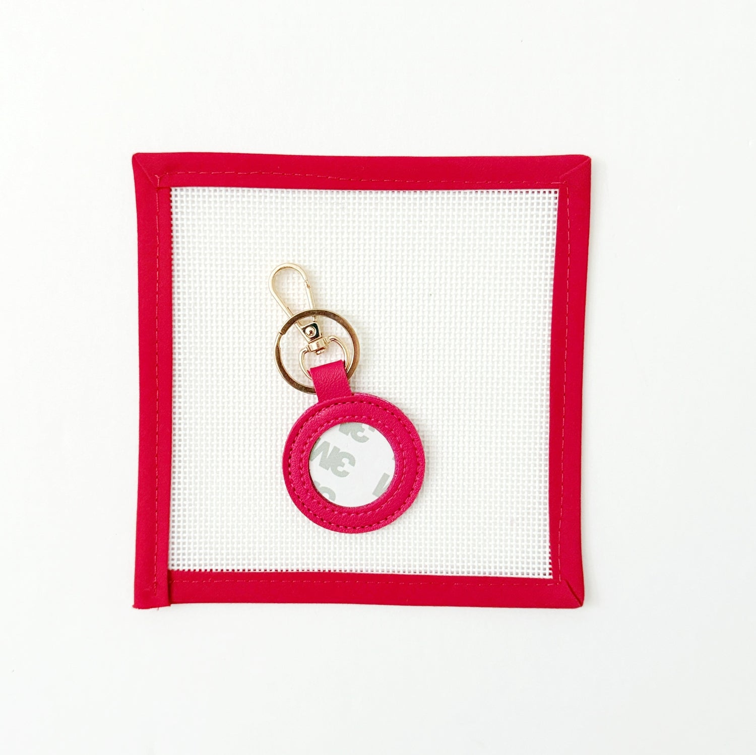 Leather Key FobsPlanet Earth FiberThe Red Thread Atelier
