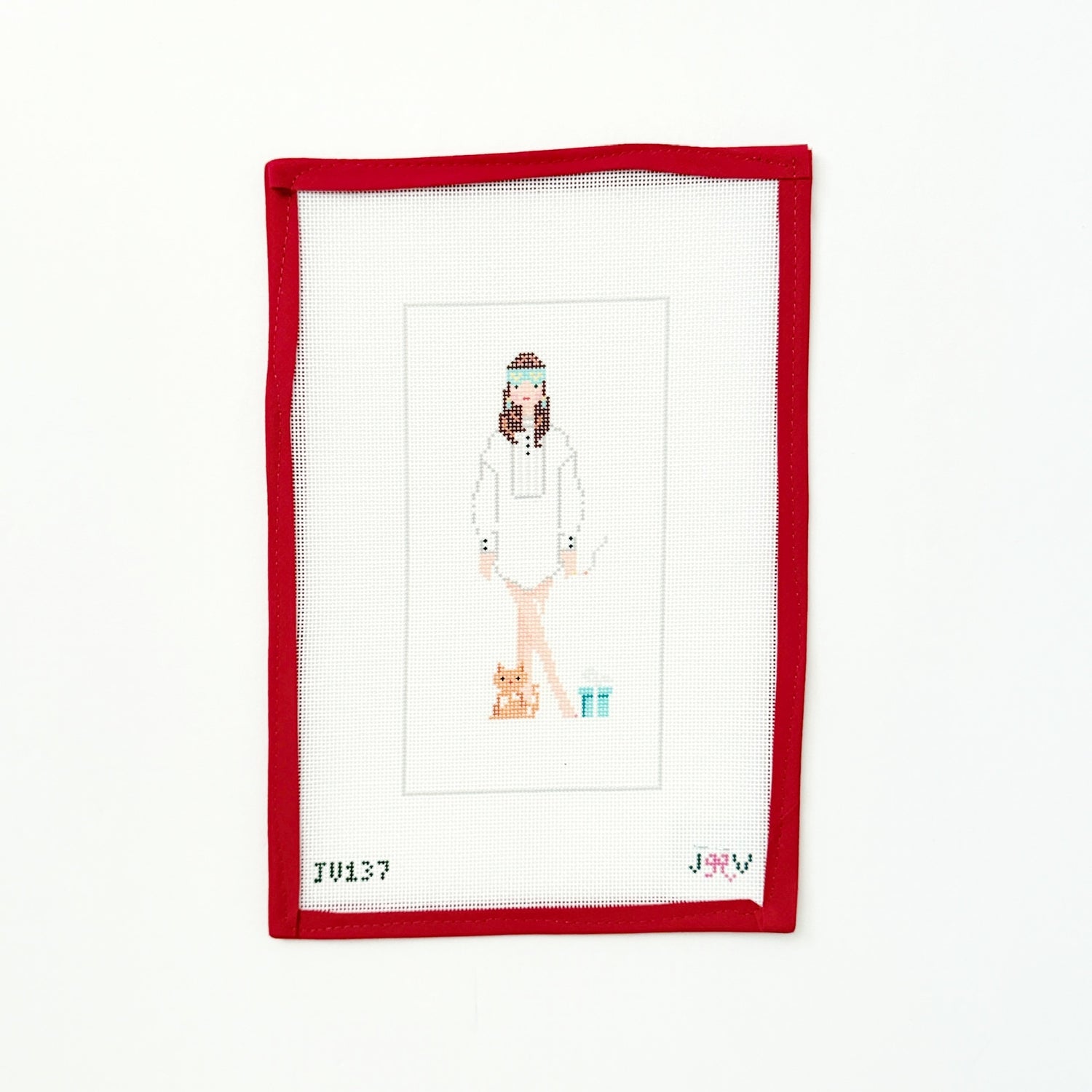 Audrey Hepburn Needlepoint Canvas