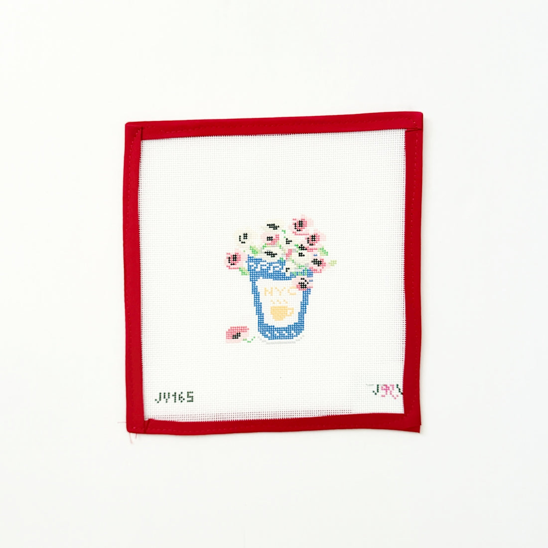 NYC Anthora Cup Spring Needlepoint Canvas