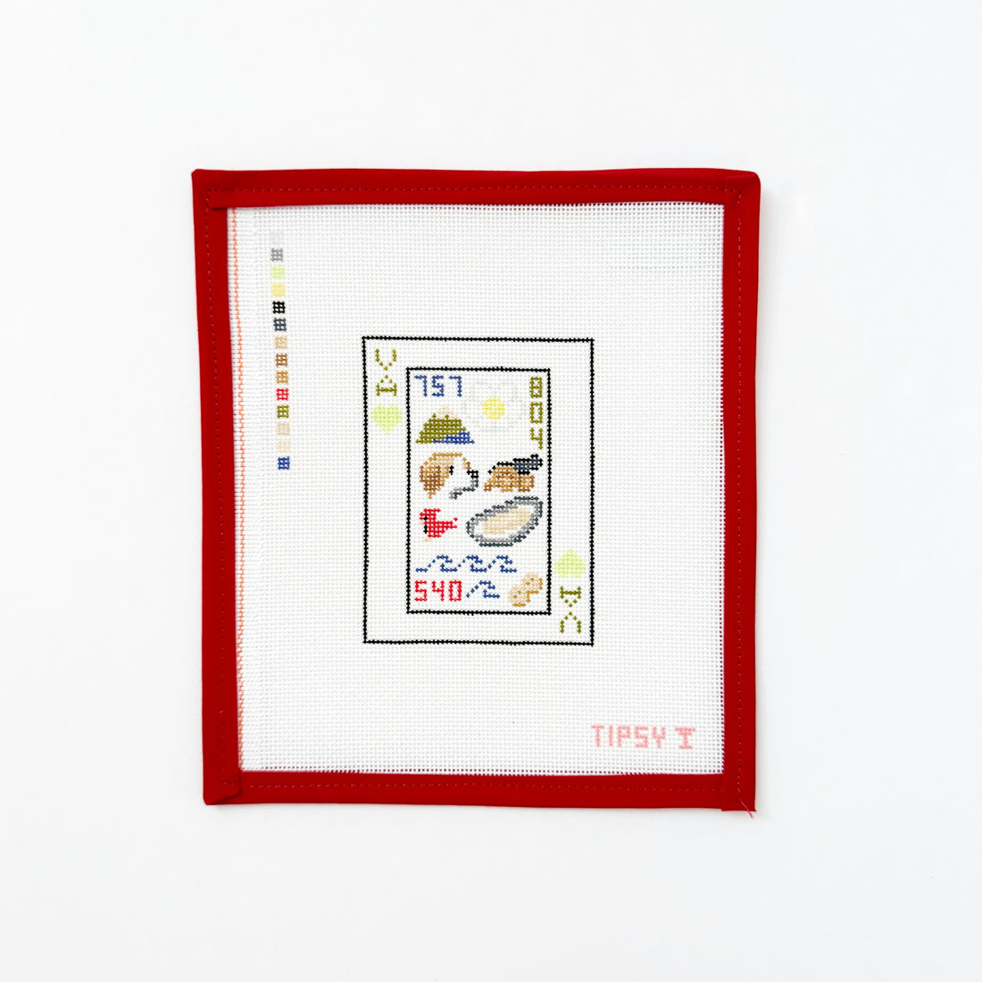 State Playing Card- VirginiaPatti MannCanvasThe Red Thread Atelier