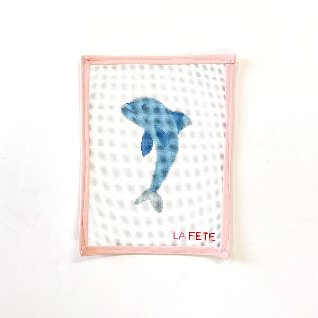Dolphin Needlepoint CanvasLa FeteCanvasThe Red Thread Atelier