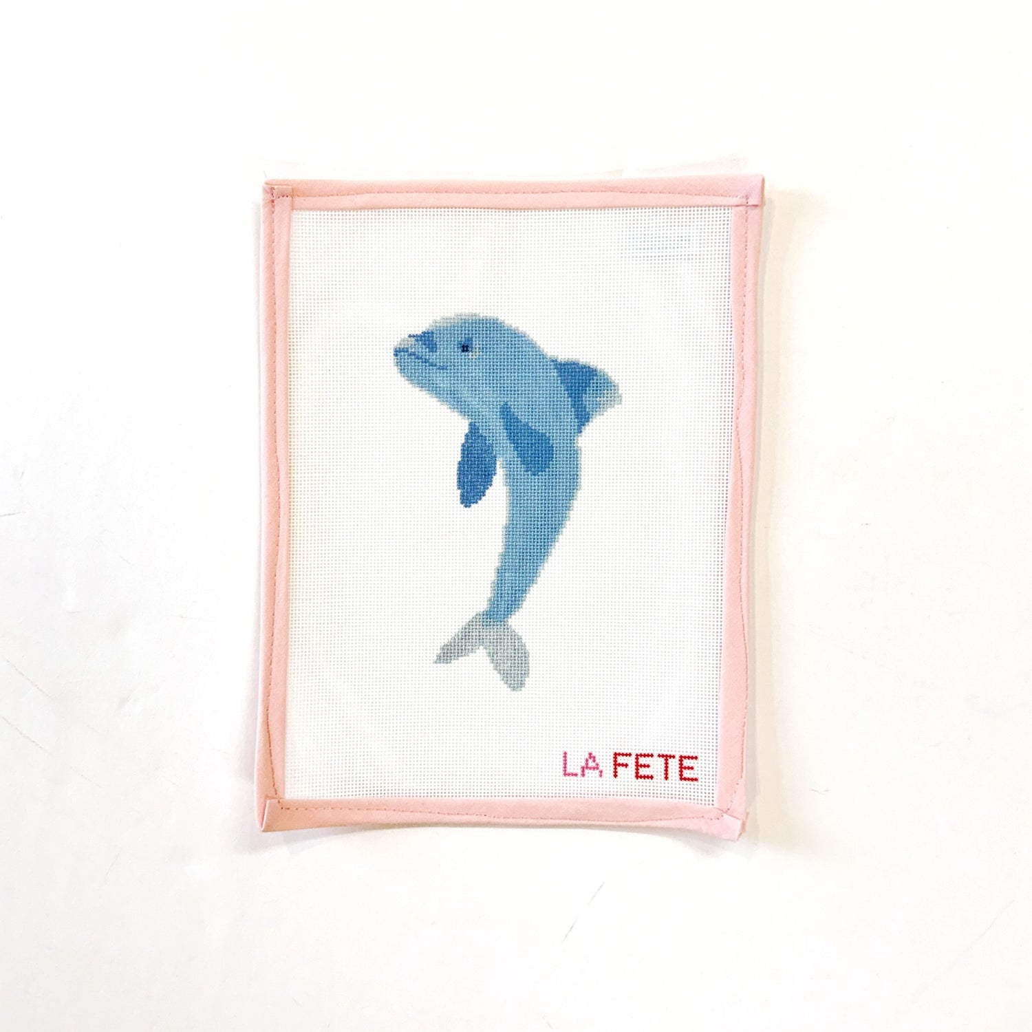 Dolphin Needlepoint CanvasLa FeteCanvasThe Red Thread Atelier