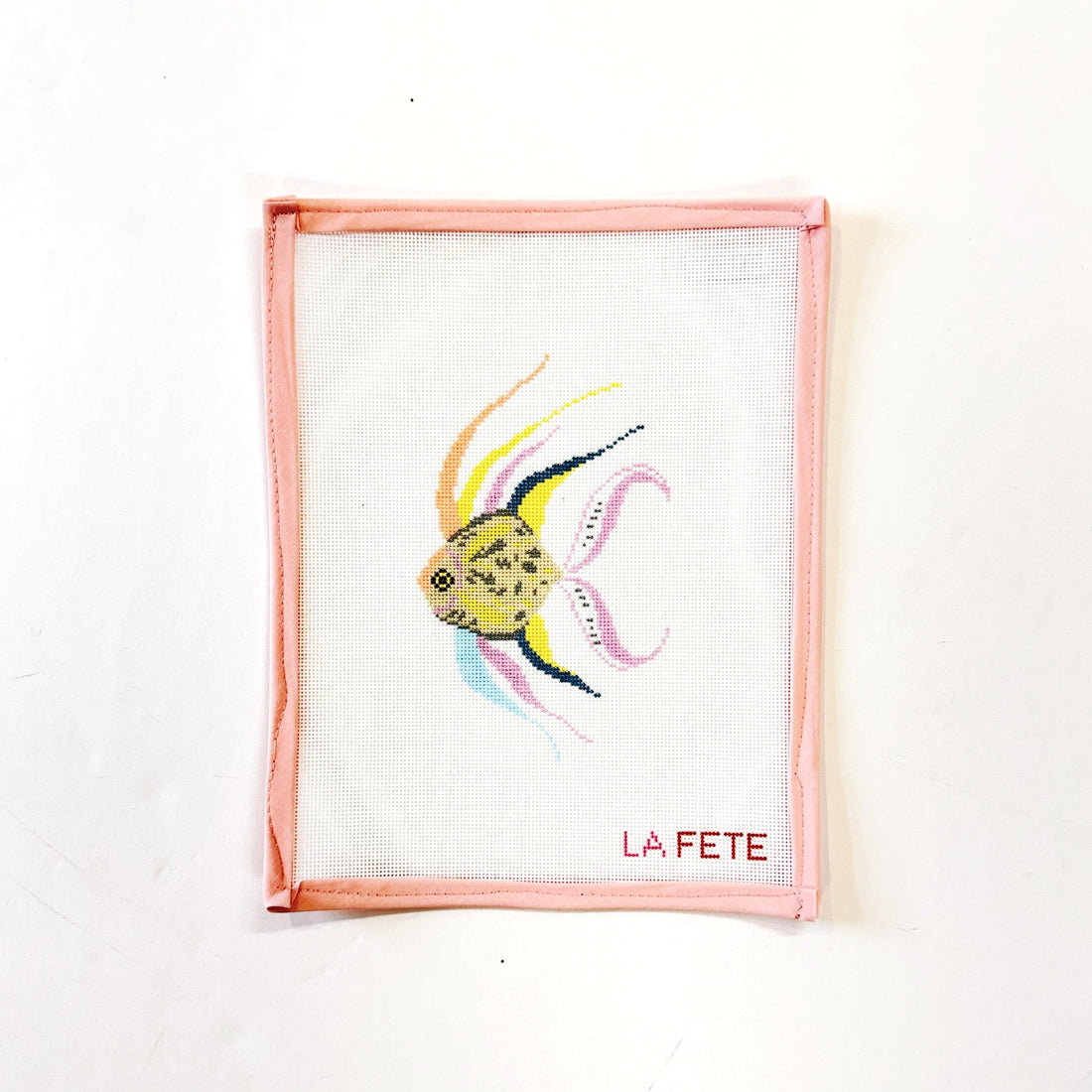 Rainbow Fish Needlepoint CanvasLa FeteCanvasThe Red Thread Atelier