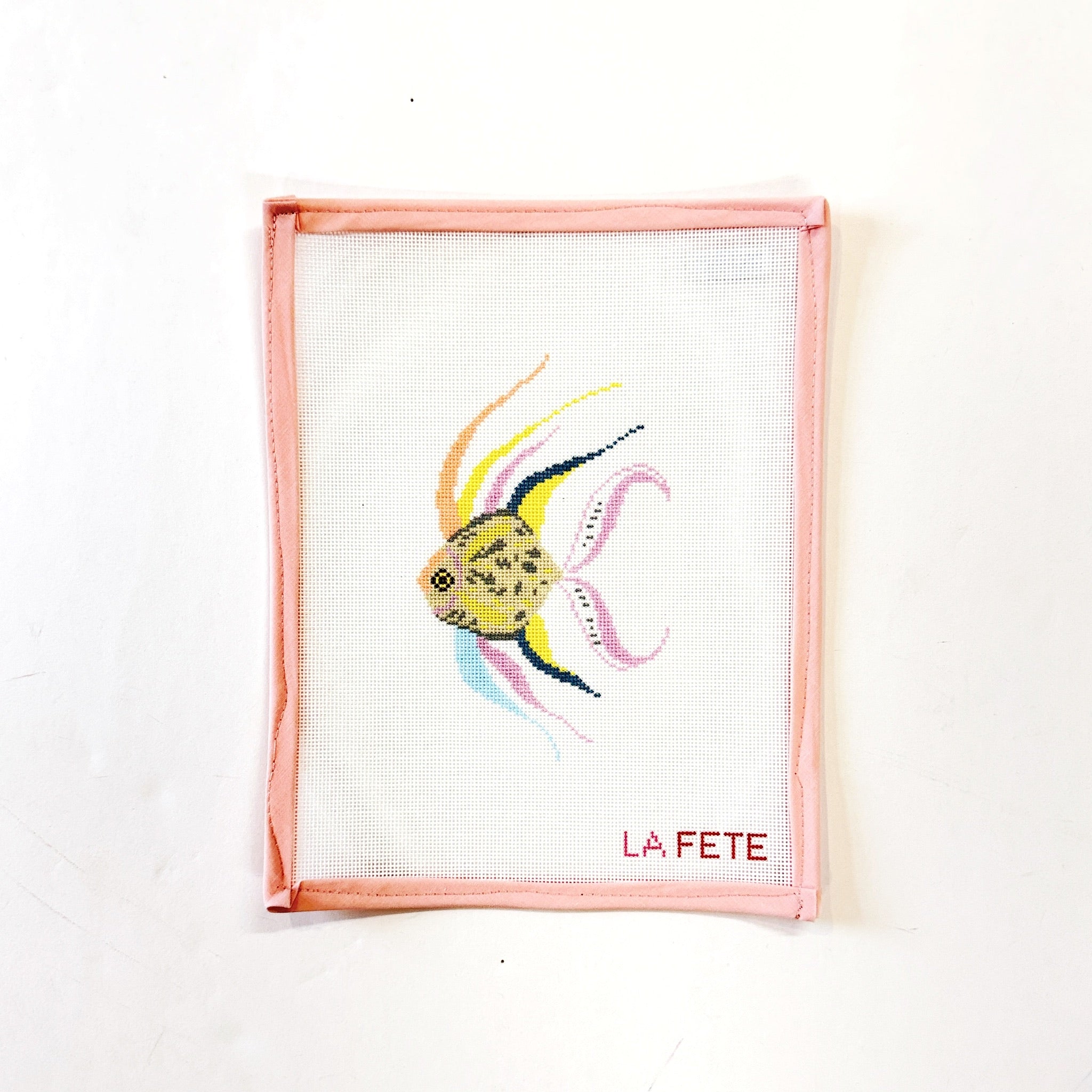Rainbow Fish Needlepoint CanvasLa FeteCanvasThe Red Thread Atelier