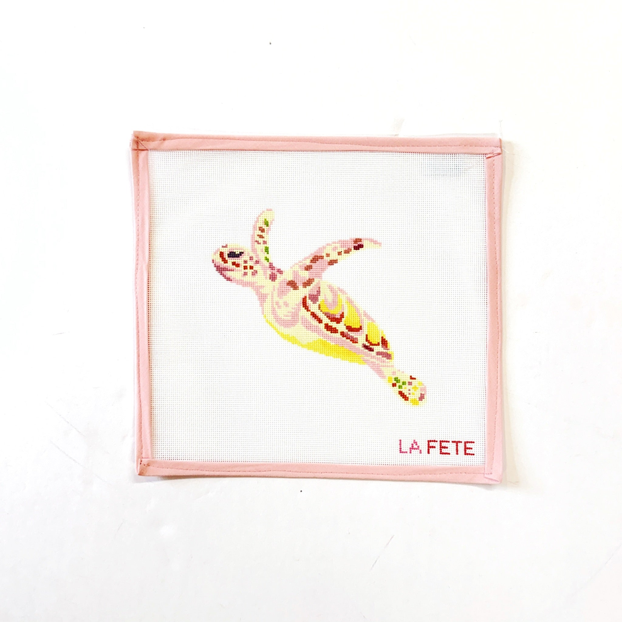 Sea Turtle Needlepoint CanvasLa FeteCanvasThe Red Thread Atelier