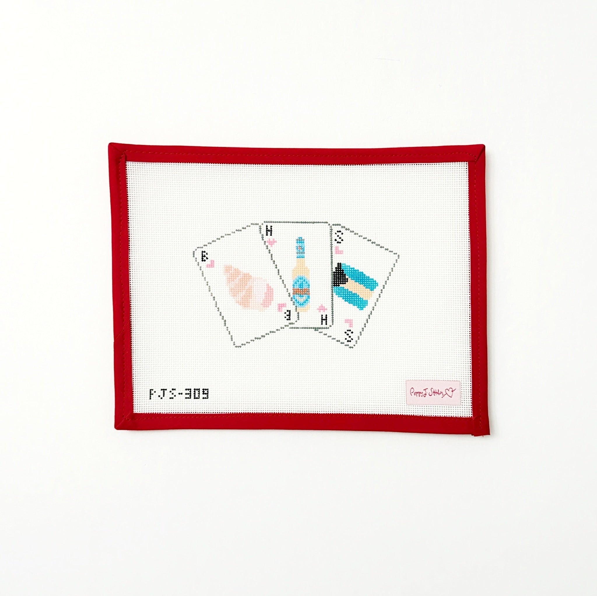 Bahamas Playing CardsPoppy J. StitchesCanvasThe Red Thread Atelier