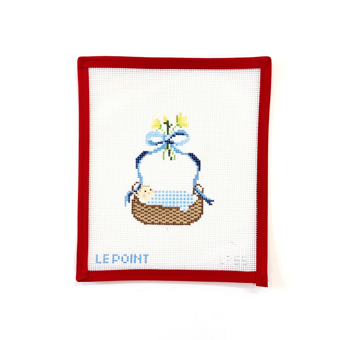 Baby in Bassinet - blueLe Point StudioCanvasThe Red Thread Atelier