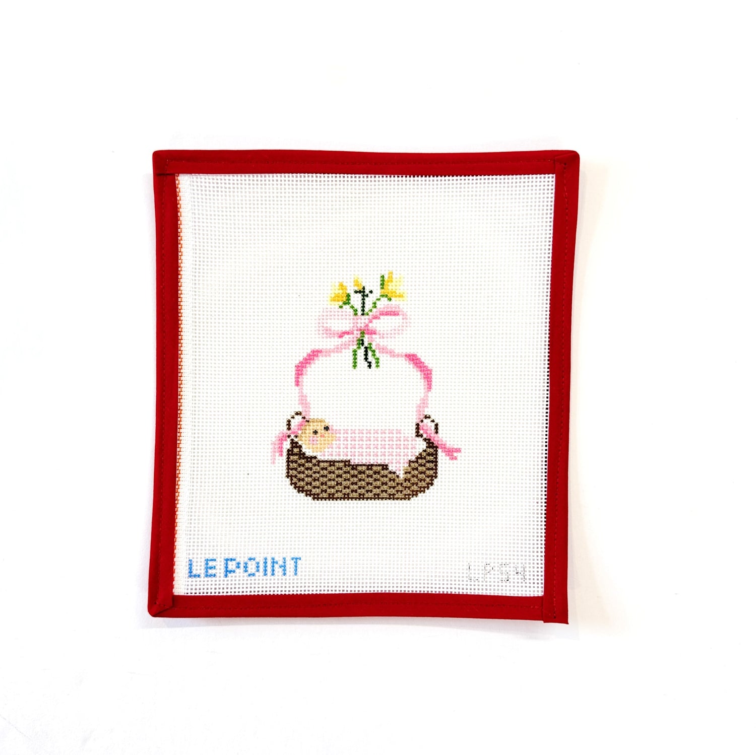 Baby in Bassinet - pink