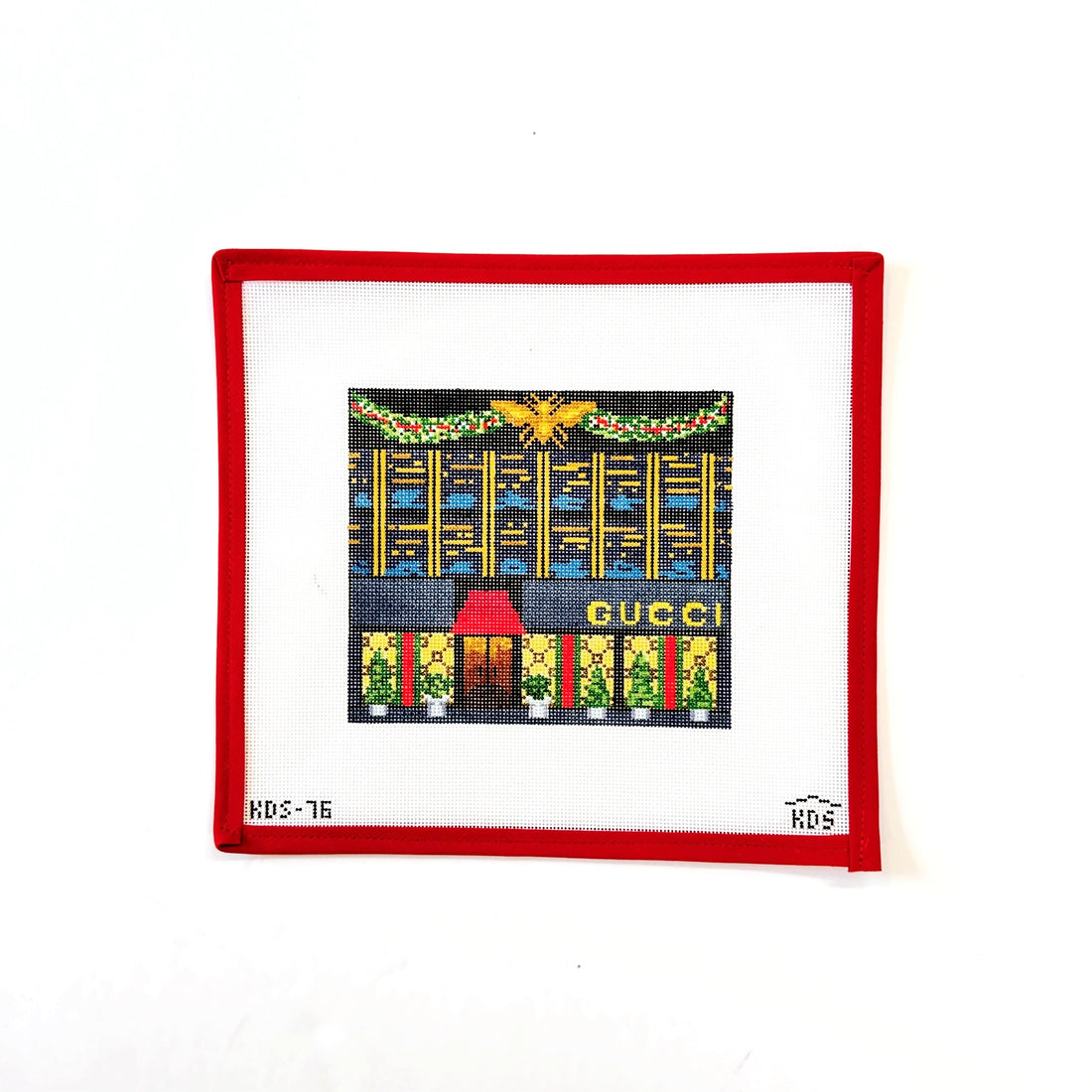 Gucci StorefrontGingham StitcheryCanvasThe Red Thread Atelier