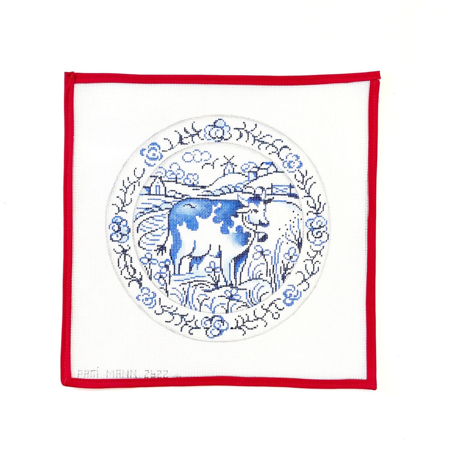 Blue &amp; White Cow Porcelain