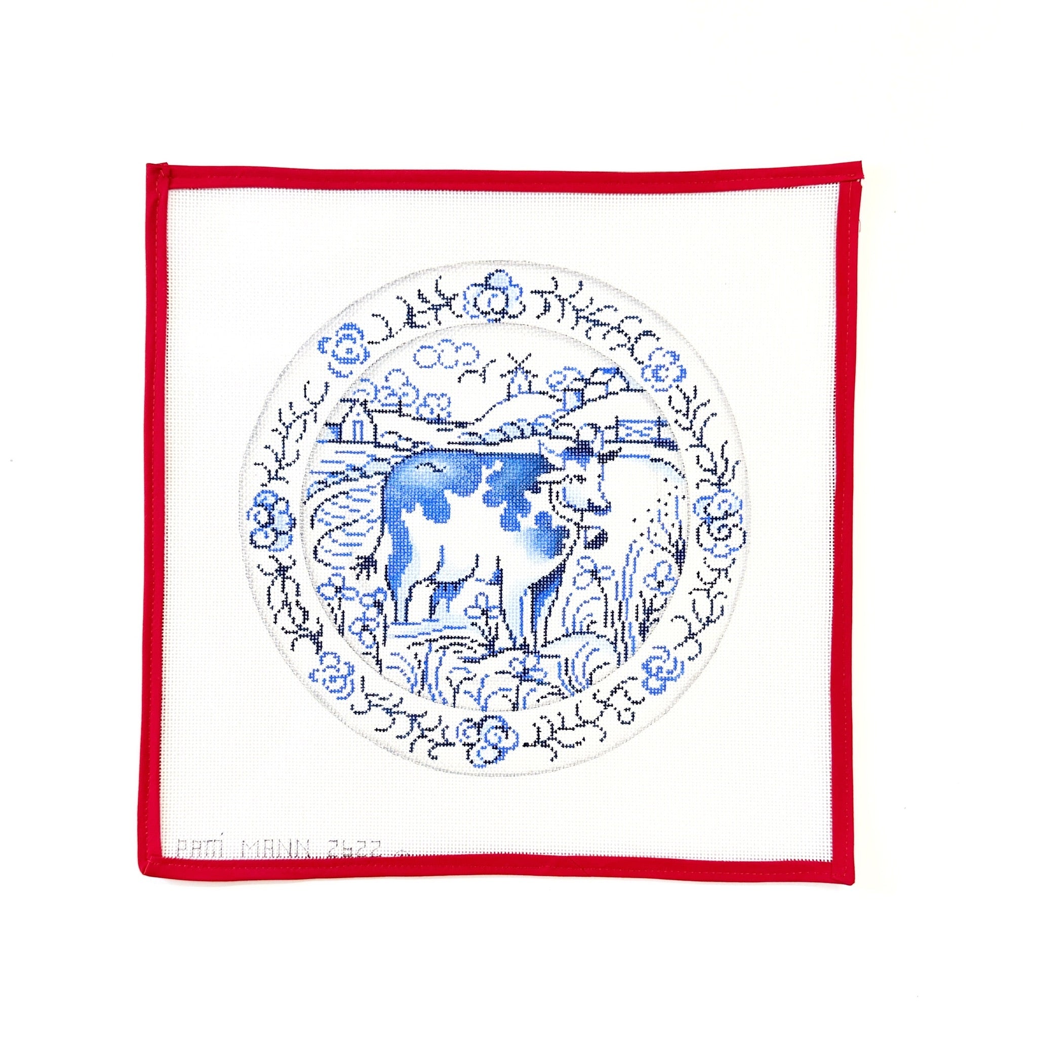 Blue &amp; White Cow Porcelain