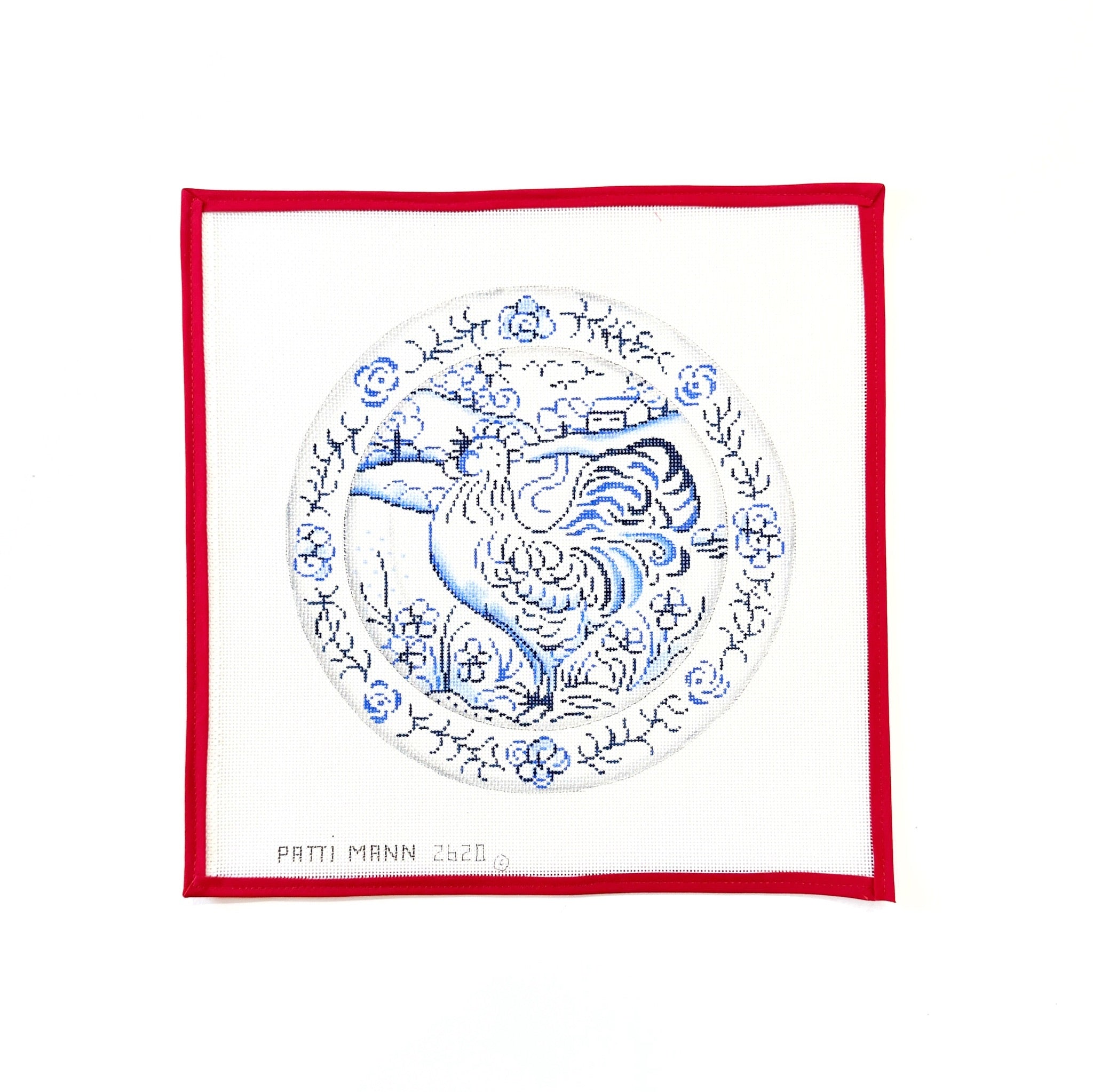 Rooster Blue &amp; White Porcelain