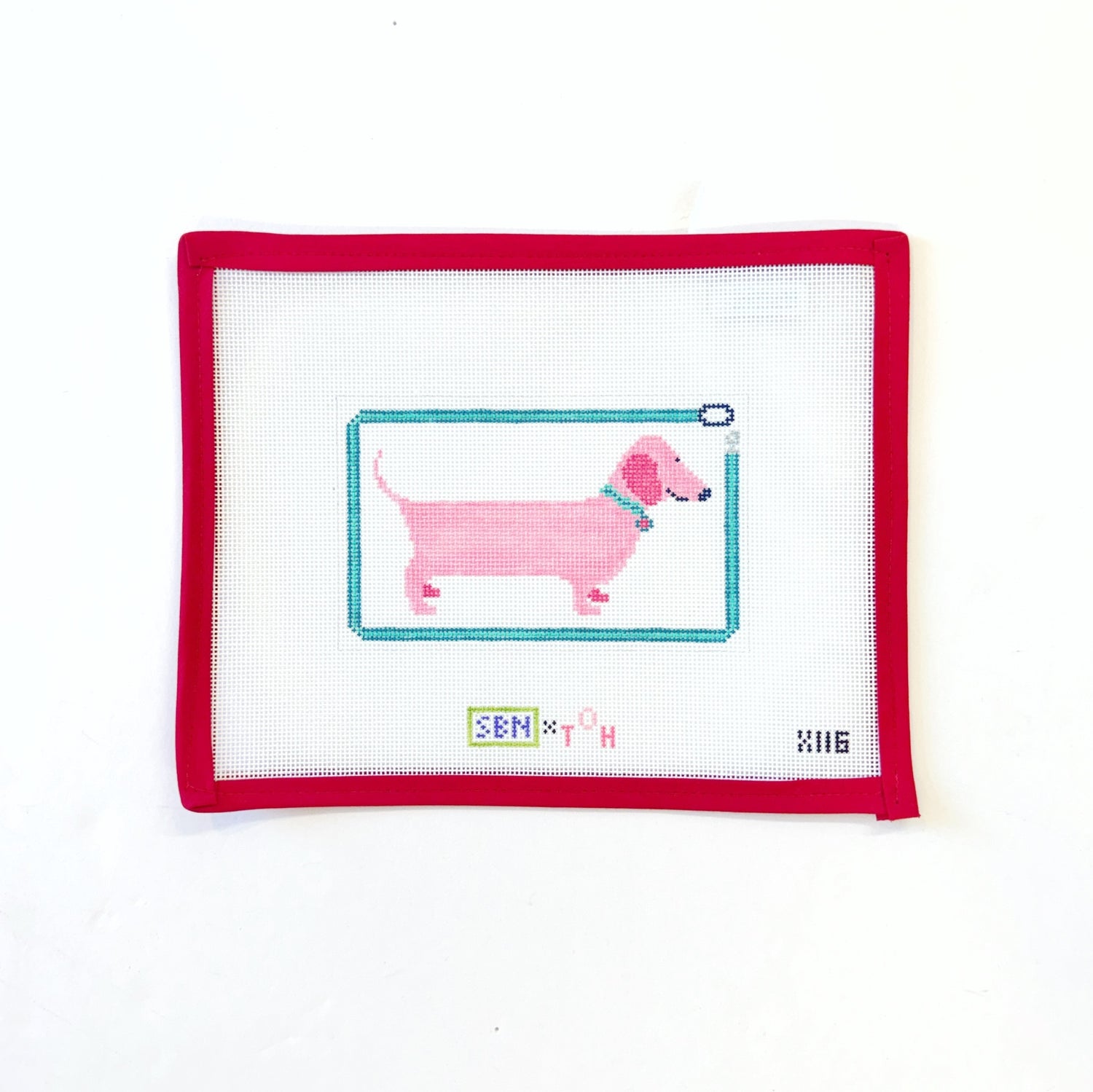 Pink Doxie &amp; Leash