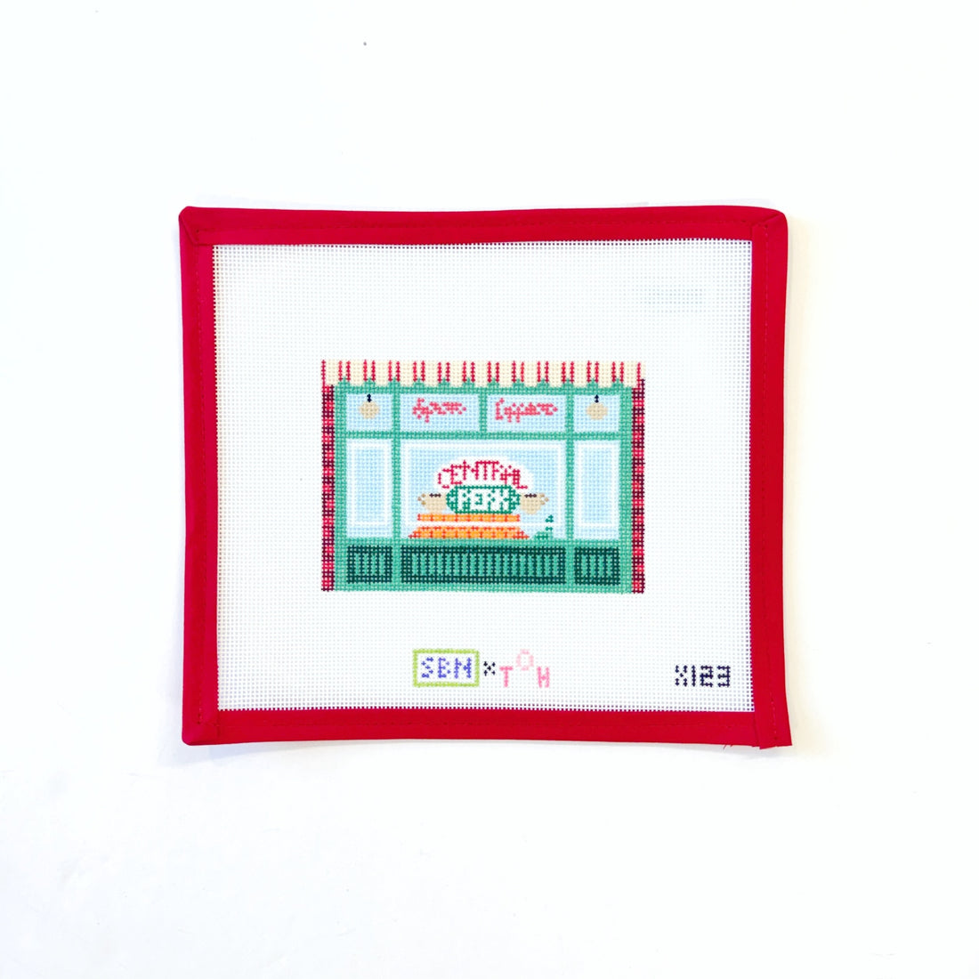 Central PerkSusan Battle NeedlepointCanvasThe Red Thread Atelier