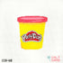 Play-Doh Pink needlepoint canvas by Salt & Sand Designs