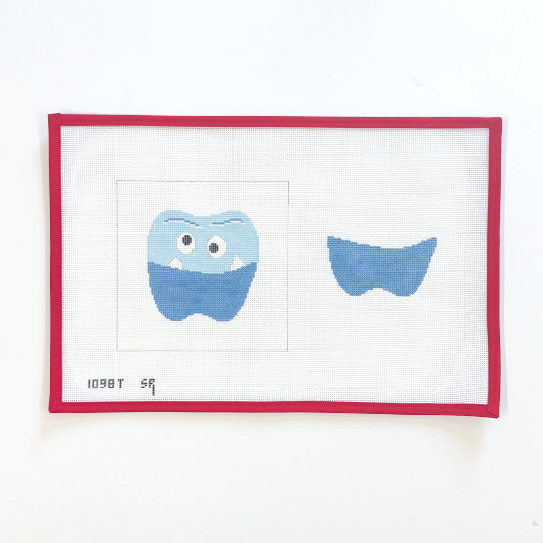 Monster Tooth Fairy Pillow, Blue