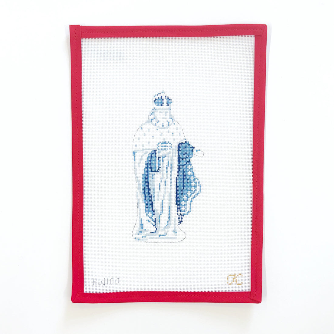 Wedgewood Nativity, Standing Wiseman w Crown