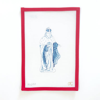 Wedgewood Nativity, Standing Wiseman w Crown