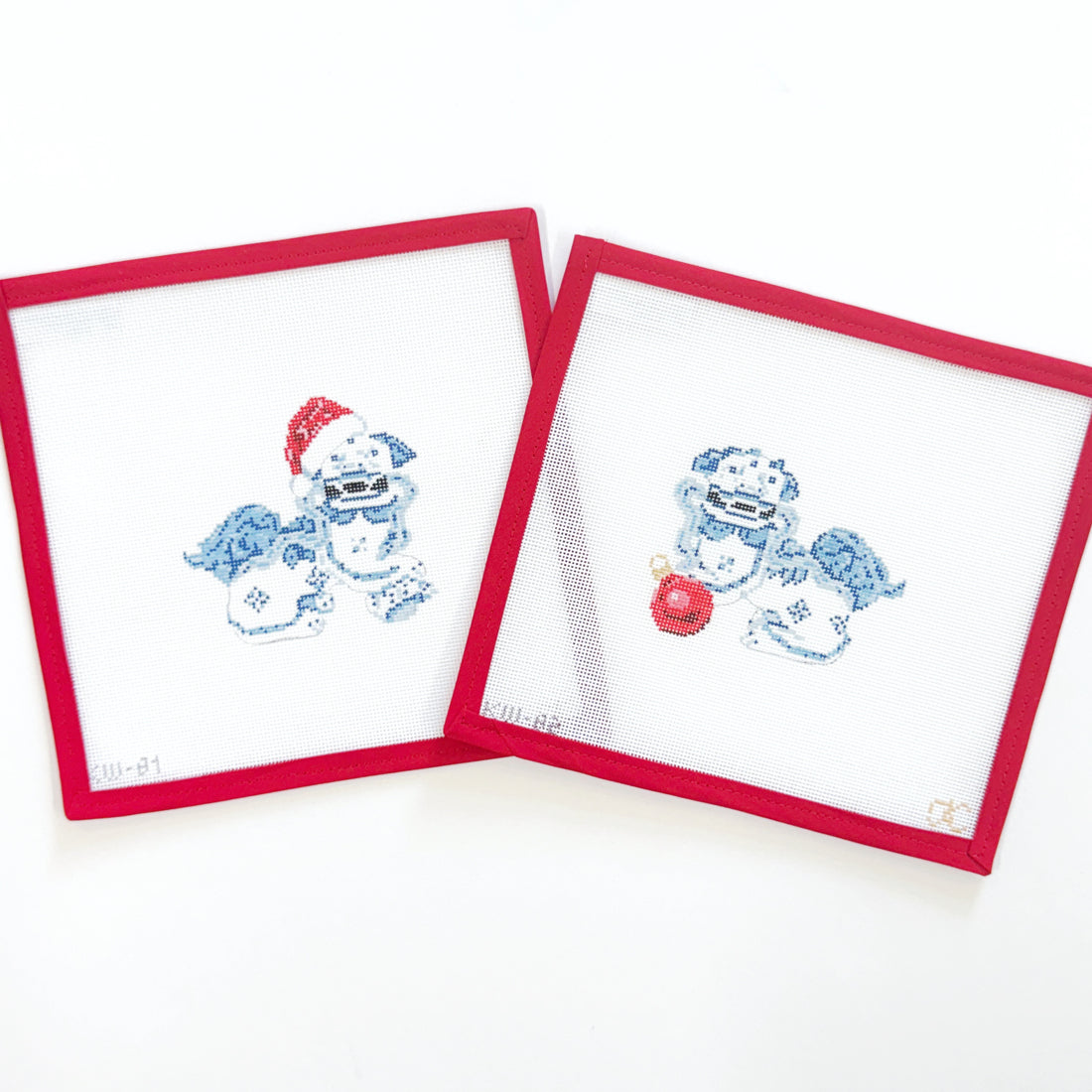 Foo Dog, santa hat