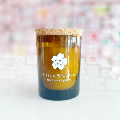 Cassis &amp; Canvas Candle