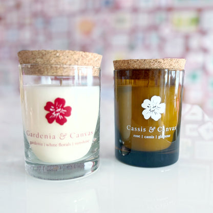 Gardenia &amp; Canvas Candle