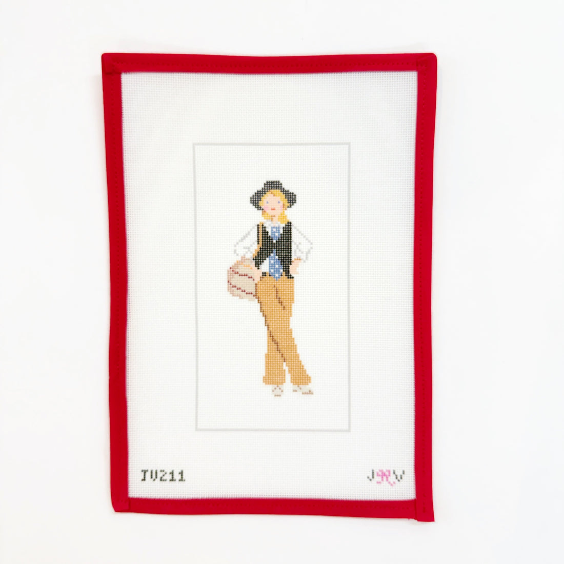 Annie HallJennifer Vallez NeedlepointCanvasThe Red Thread Atelier