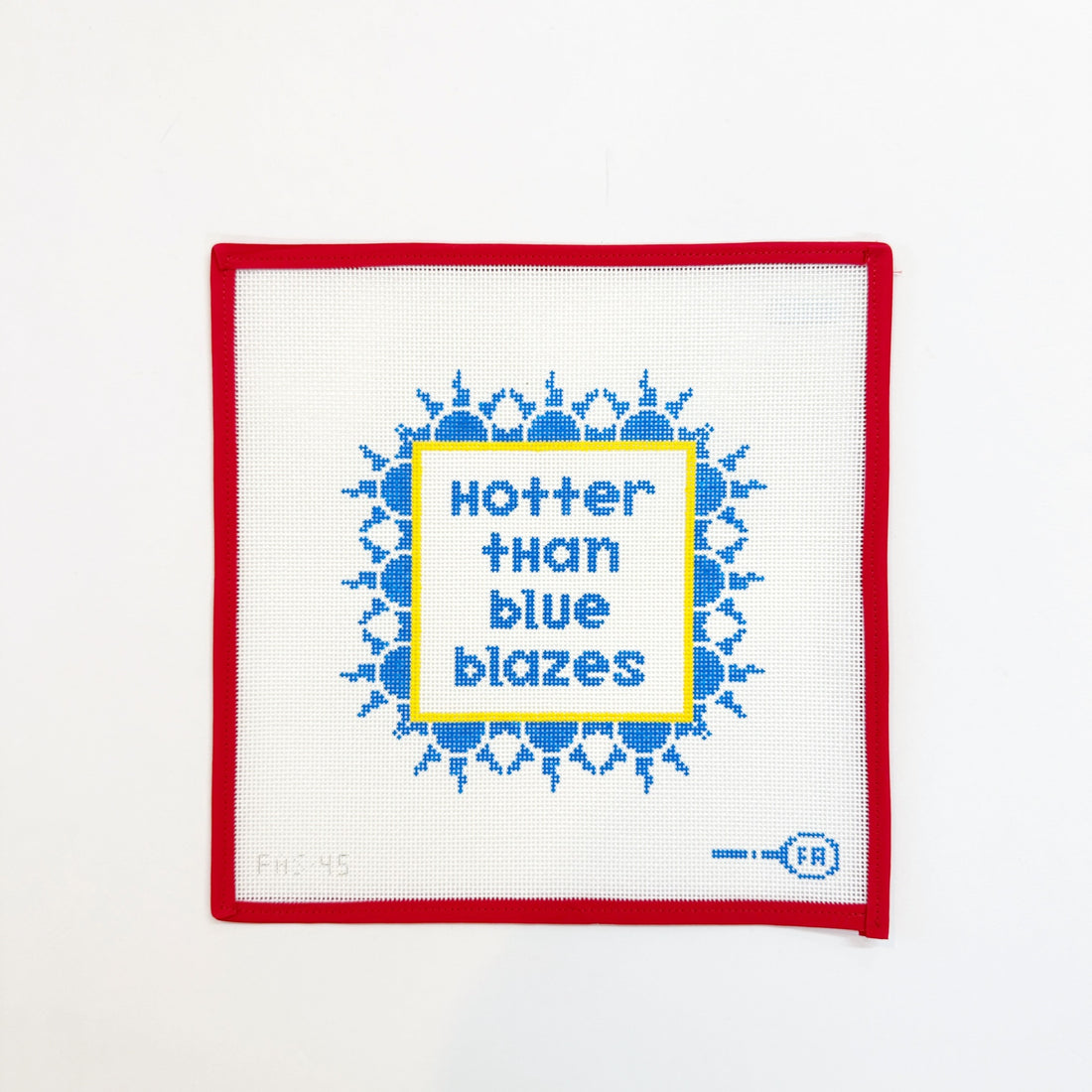 Hotter Than Blue BlazesPrepsetterCanvasThe Red Thread Atelier