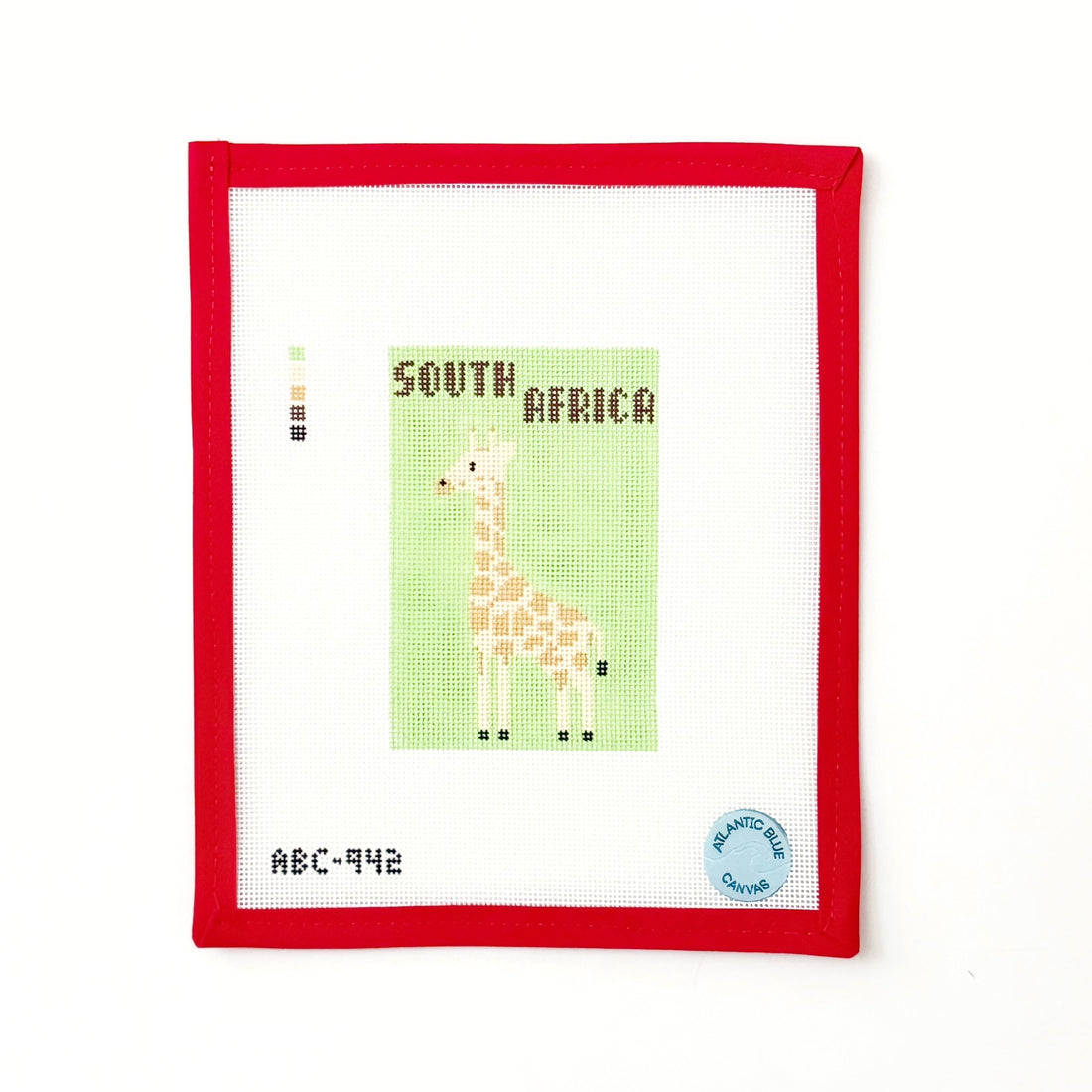 South Africa Travel BookAtlantic BlueCanvasThe Red Thread Atelier