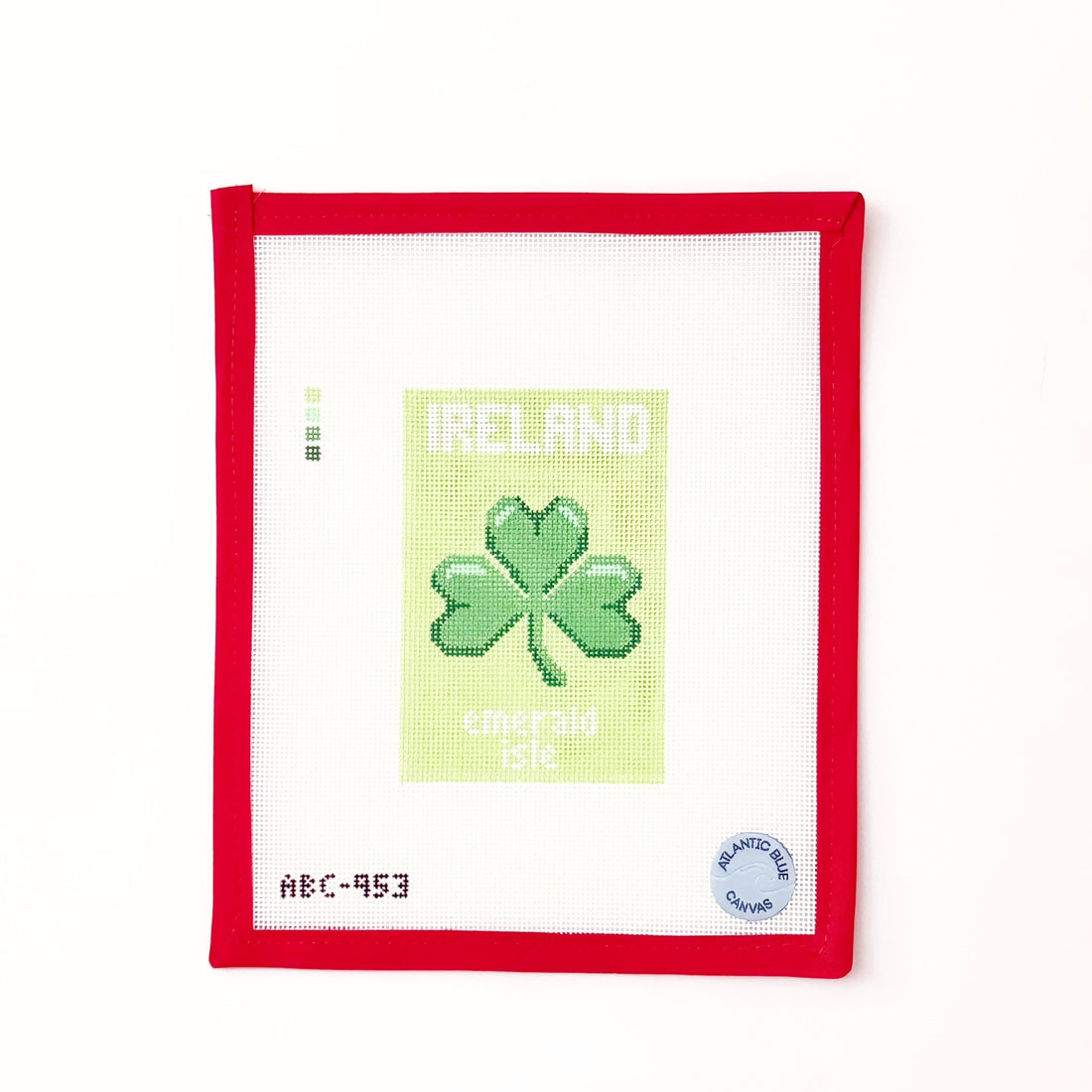 Ireland Travel BookAtlantic BlueCanvasThe Red Thread Atelier