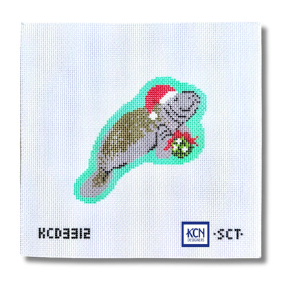 Holiday ManateeKCNCanvasThe Red Thread Atelier